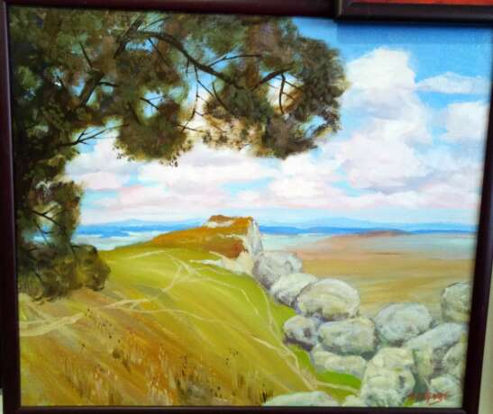Gemälde „Salzmündung. Soloniy Lyman“, Leinwand, Ölfarbe, Impressionismus, Landschaftsmalerei, 2006 - Foto 1