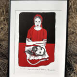 “Judith with the head of Holofernes” Paper Engraving Conceptual Everyday life 2020 - photo 2