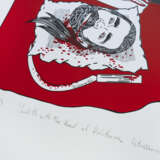 “Judith with the head of Holofernes” Paper Engraving Conceptual Everyday life 2020 - photo 3