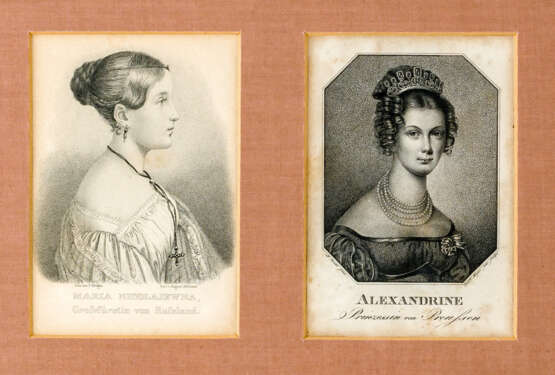Maria Nicolajevna, Grossfürstin von Moskau, & Alexandrine, Prinzessin von Preussen - фото 2