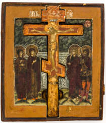 Staurothek mit eingesetztem Holzkreuz