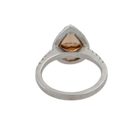 Bedeutender Solitär-Ring mit 1 Diamanttropfen 1,7 ct, - фото 4