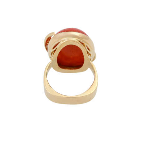 Ring mit roter Edelkoralle, - Foto 4