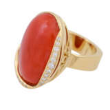 Ring mit roter Edelkoralle, - photo 5