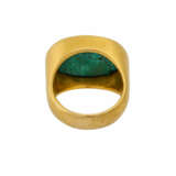 Ring mit ovalem Matrix-Türkis - фото 4