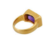 Ring mit achteckigem Amethyst im Treppenschliff von ca. 9,5 ct, - фото 3