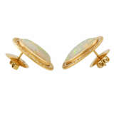 Ohrringe mit ovalen Opalen entouriert von Brillanten, - фото 2