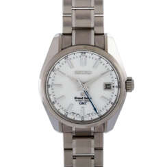 GRAND SEIKO Hi-Beat GMT, Ref. SBGJ011G. Herrenuhr. Letzter bekannter Verkaufspreis: 7.200,- Euro.