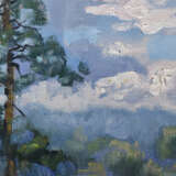 Gemälde „Beloyarsky Island“, Leinwand, Ölfarbe, Impressionismus, Landschaftsmalerei, Russland, 2020 - Foto 2