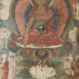 ZWEI THANGKAS MIT BUDDHA-DARSTELLUNGEN - photo 2