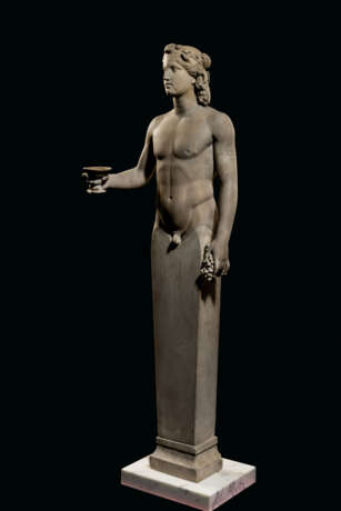 A ROMAN MARBLE TERMINAL FIGURE OF DIONYSUS - фото 2