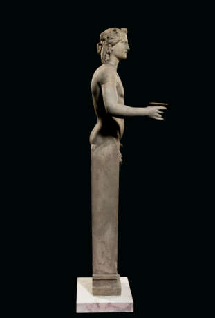 A ROMAN MARBLE TERMINAL FIGURE OF DIONYSUS - фото 7