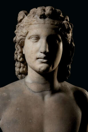 A ROMAN MARBLE TERMINAL FIGURE OF DIONYSUS - фото 10