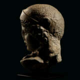 A MONUMENTAL ROMAN GREY MARBLE HEAD OF MINERVA - photo 4