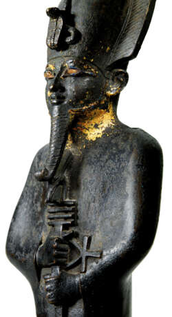 AN EGYPTIAN BRONZE OSIRIS-PTAH - photo 6