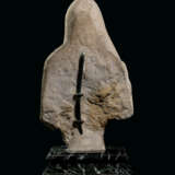 A CYPRIOT LIMESTONE VOTIVE BUST OF A WOMAN - photo 3