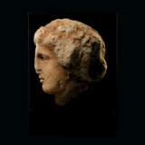 A GREEK MARBLE FEMALE HEAD - photo 2
