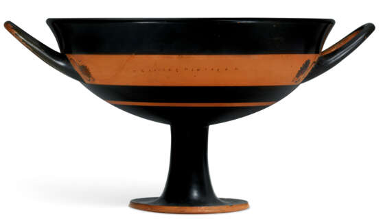 AN ATTIC BLACK-FIGURED BAND-CUP - photo 1