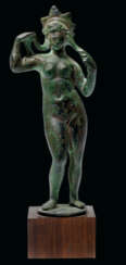 A ROMAN BRONZE VENUS ANADYOMENE