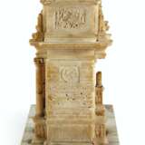 A CARVED ALABASTER MODEL OF THE ARCH OF CONSTANTINE - фото 4