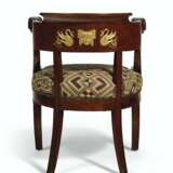 TWO FRENCH MAHOGANY AND ORMOLU-MOUNTED FAUTEUILS - photo 5