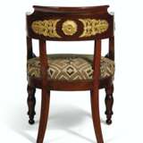 TWO FRENCH MAHOGANY AND ORMOLU-MOUNTED FAUTEUILS - фото 9