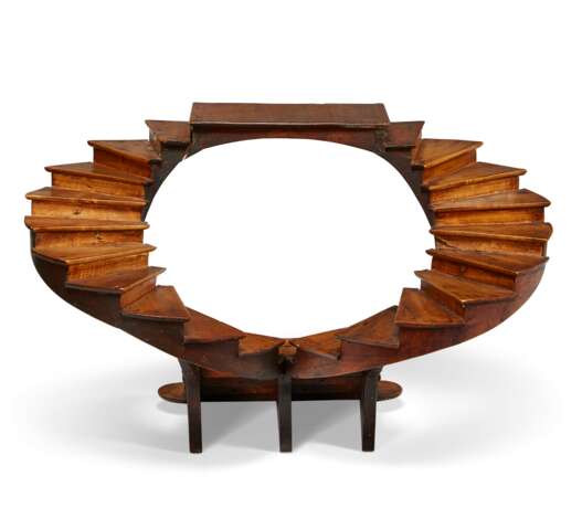 A FRUITWOOD DOUBLE STAIRCASE MAQUETTE - фото 2