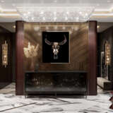 Painting “Jewelry painting Bull Bull”, Mixed media, Realist, Animalistic, 2020 - photo 2