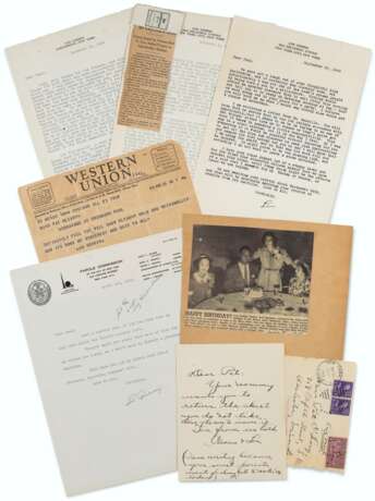 Highly Important Lou Gehrig Document Archive From Dr Paul O'... - photo 1