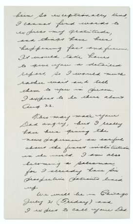 Highly Important Lou Gehrig Document Archive From Dr Paul O'... - Foto 3