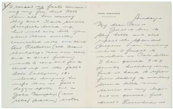 Highly Important Lou Gehrig Document Archive From Dr Paul O'... - Foto 4