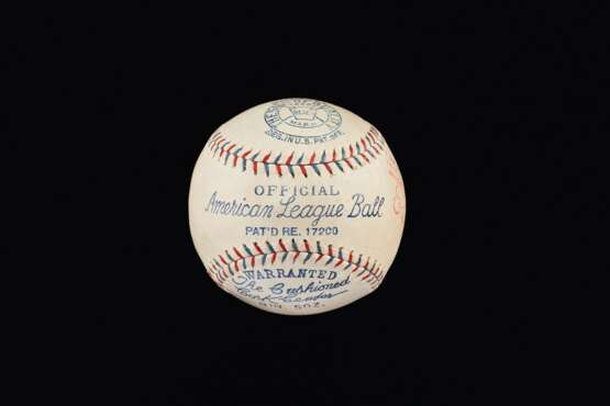 Babe Ruth and Lou Gehrig Autographed Baseball c1927-31 (PSA/... - фото 3