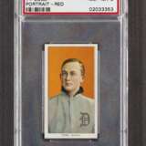 1909-11 T206 White Border Ty Cobb (Portrait, red background)... - фото 1