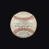 Walter Johnson Single Signed Baseball: Dated on the 50th Bir... - Foto 2
