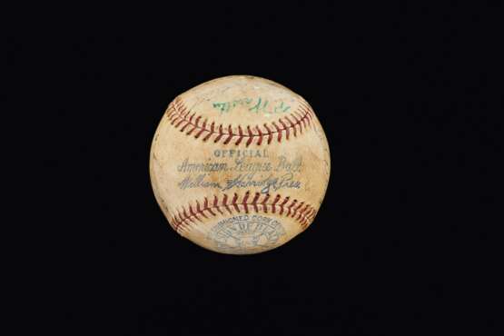 1934 US All-Star Team Tour of Japan Autographed Baseball - фото 5