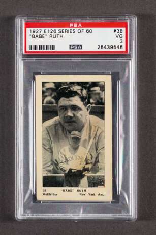 1927 E126 American Caramel "Series of 60" Babe Ruth (PSA 3 V... - photo 1