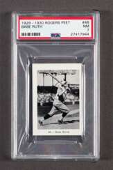 1929-1930 Rogers Peet #47 Babe Ruth (PSA 7 NM)