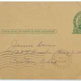 1937 Lou Gehrig Autographed Government Postcard - Foto 2