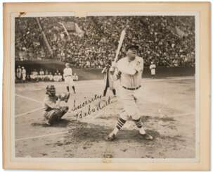 1934 Babe Ruth Autographed US All-Star Tour of Japan Photogr...