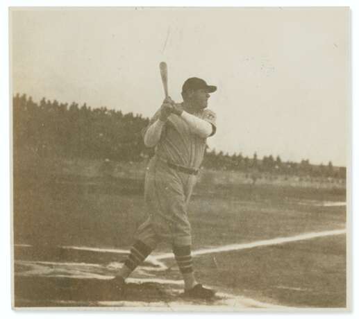Trio of 1934 Babe Ruth US All-Star Tour of Japan Photographs... - photo 2