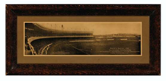 1911 World Series Panoramic Photograph - Foto 1