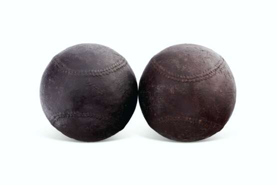 Pair of 1878 Manchester vs Tecumseh Trophy Baseballs - фото 2