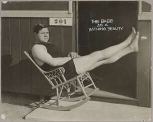 1927 Babe Ruth "Bathing Beauty" Photograph (PSA/DNA Type I) ...