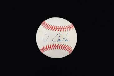 President Jimmy Carter Single Signed Baseball (US President ...