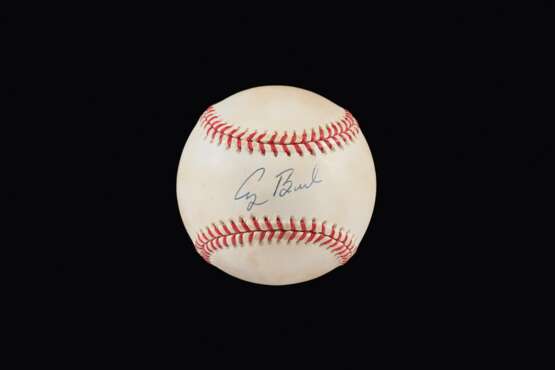 President George H W Bush Single Signed Baseball (US Preside... - фото 1