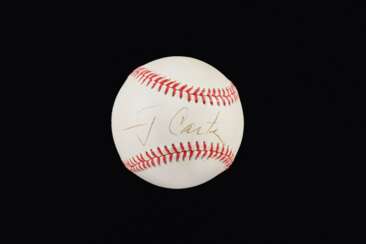 President Jimmy Carter Single Signed Baseball (US President ...