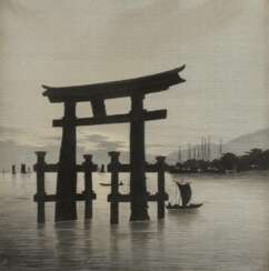 DARSTELLUNG VOM ITSUKUSHIMA-SCHEIN AUF INSEL MIYAJAMA