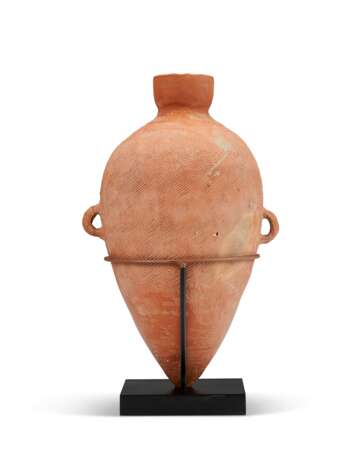 A RED POTTERY OVOID AMPHORA - Foto 2