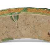 A GREEN AND AMBER-GLAZED PILLOW - photo 4