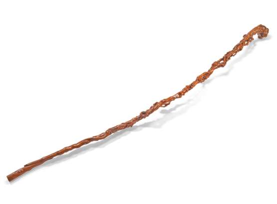 A LONG ROOTWOOD SCEPTER - Foto 2